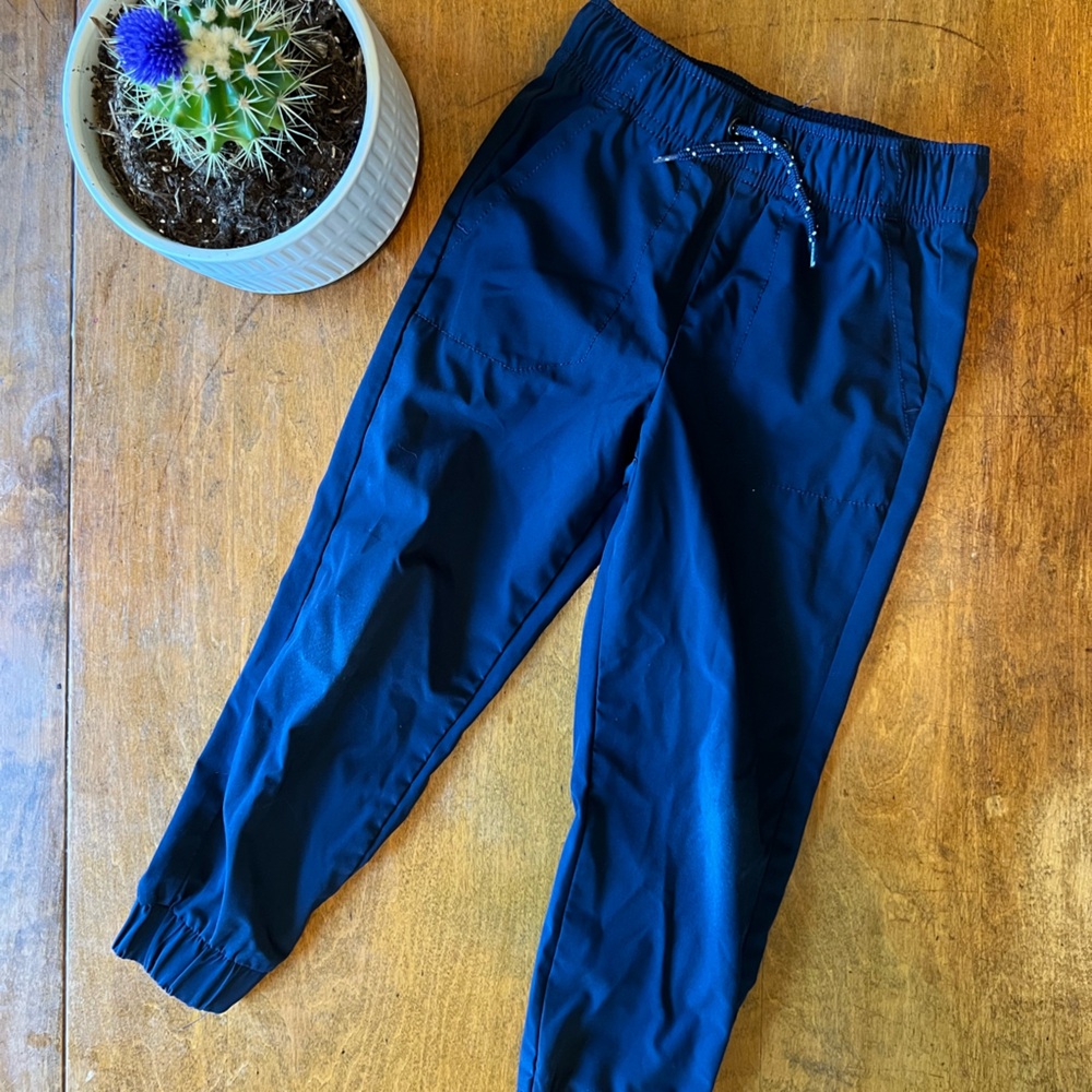 Jumping Beans Boys 4T Navy Wind Pants Joggers Lightweight Pull On Play Pants